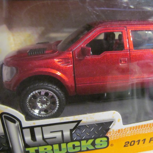NIB Jada Just Trucks 2011 Ford F-150 SVT Raptor Red 24702 - Picture 1 of 11